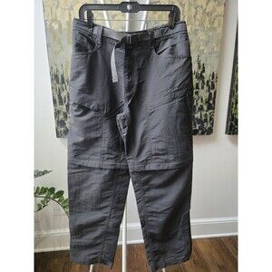 North Face Convertible Pants Mens Size M (32x30) Gray Cargo Hiking Outdoor